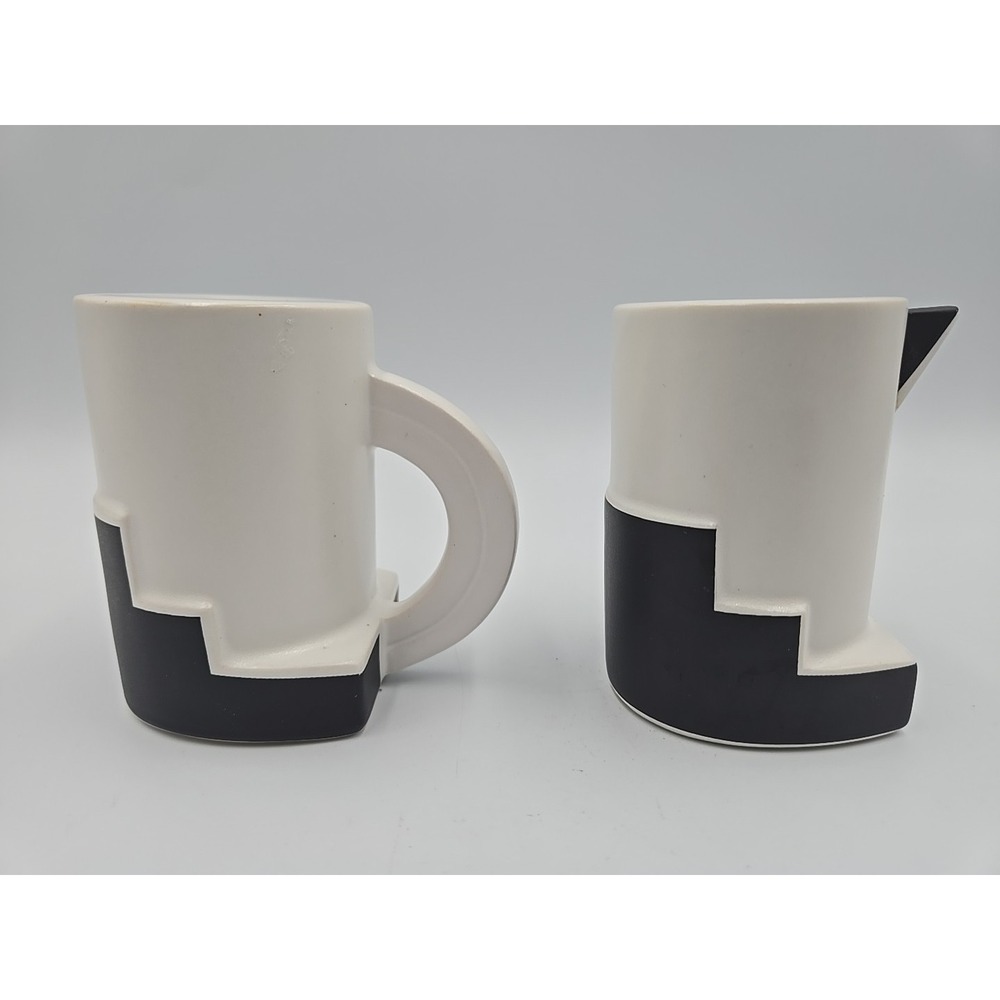 Vintage 1980's Rare Kato Kogei for Fujimori 3" Salt And‎ Pepper Shaker Mcm